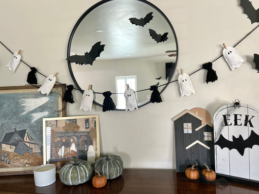 Quilted Ghost Garland