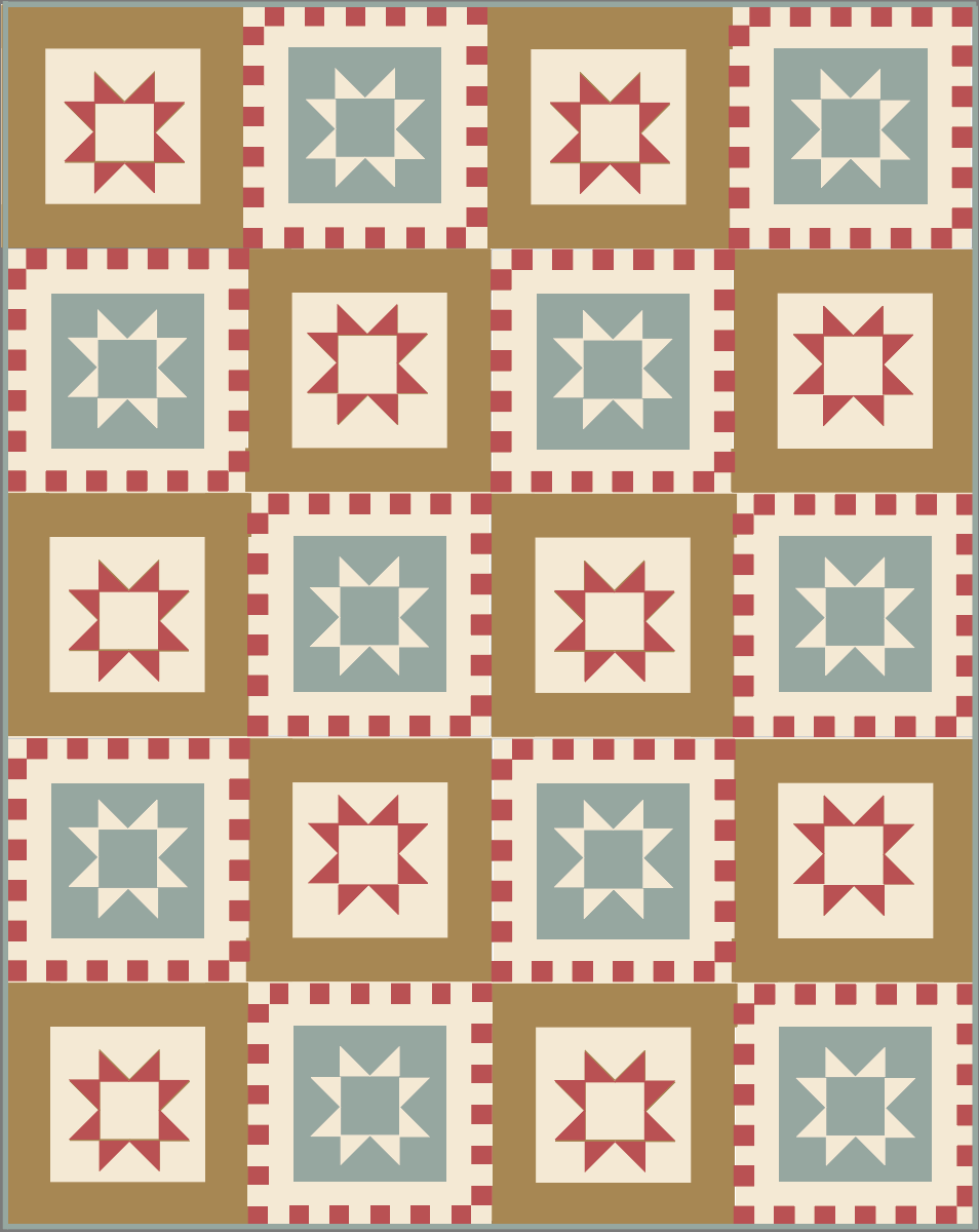 Postmark Quilt Pattern-PDF