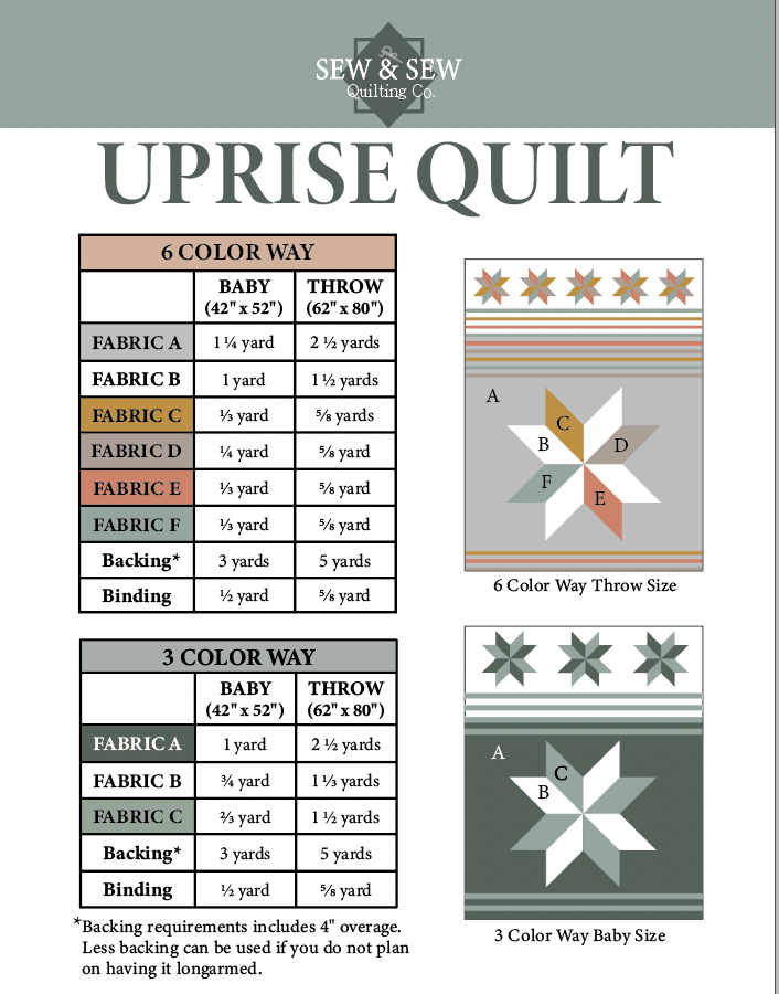 Uprise Quilt Pattern-PDF