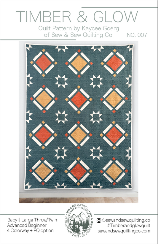 Timber & Glow Quilt-Paper Pattern