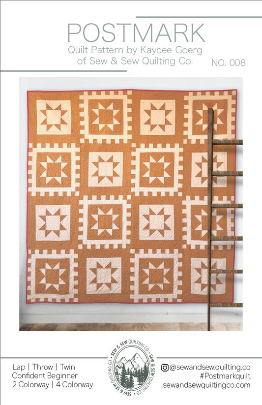 Postmark Quilt-Paper Pattern