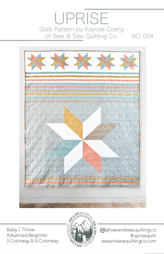 Uprise Quilt-Paper Pattern