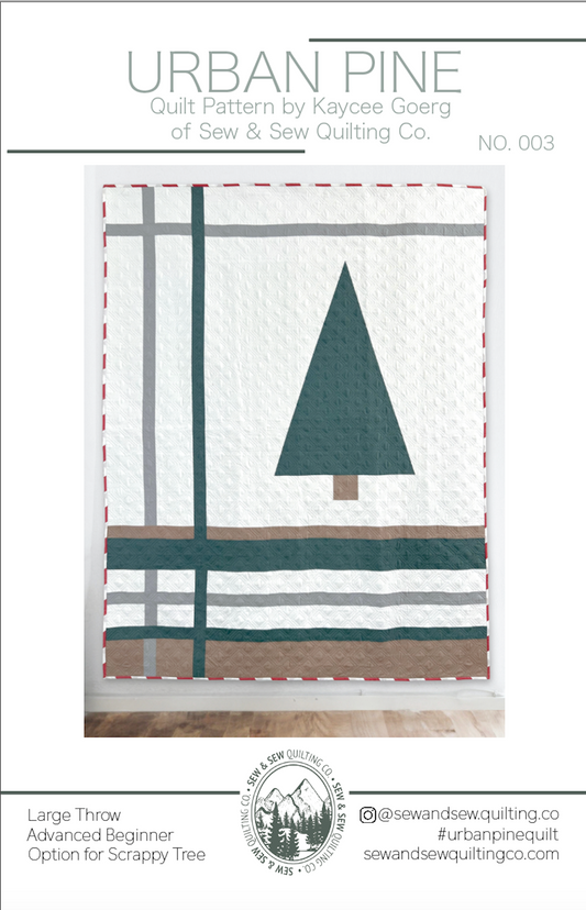 Urban Pine Quilt-Paper Pattern