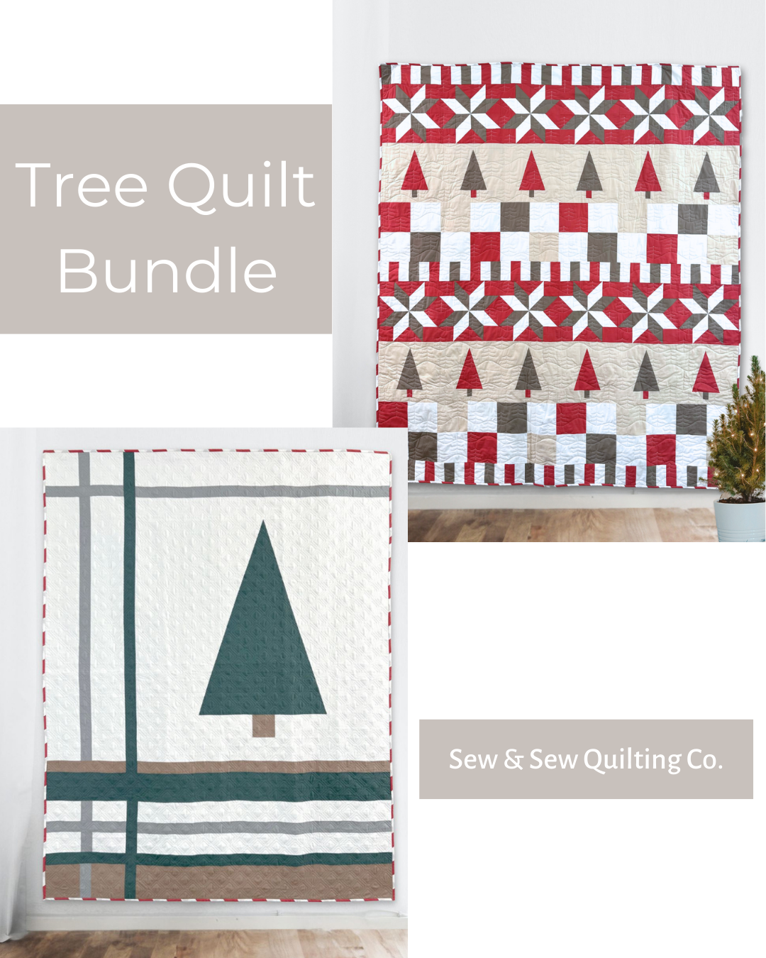 Tree Quilt Kit Tree Quilt Bundle-PDF – Sew & Sew Quilting Co.